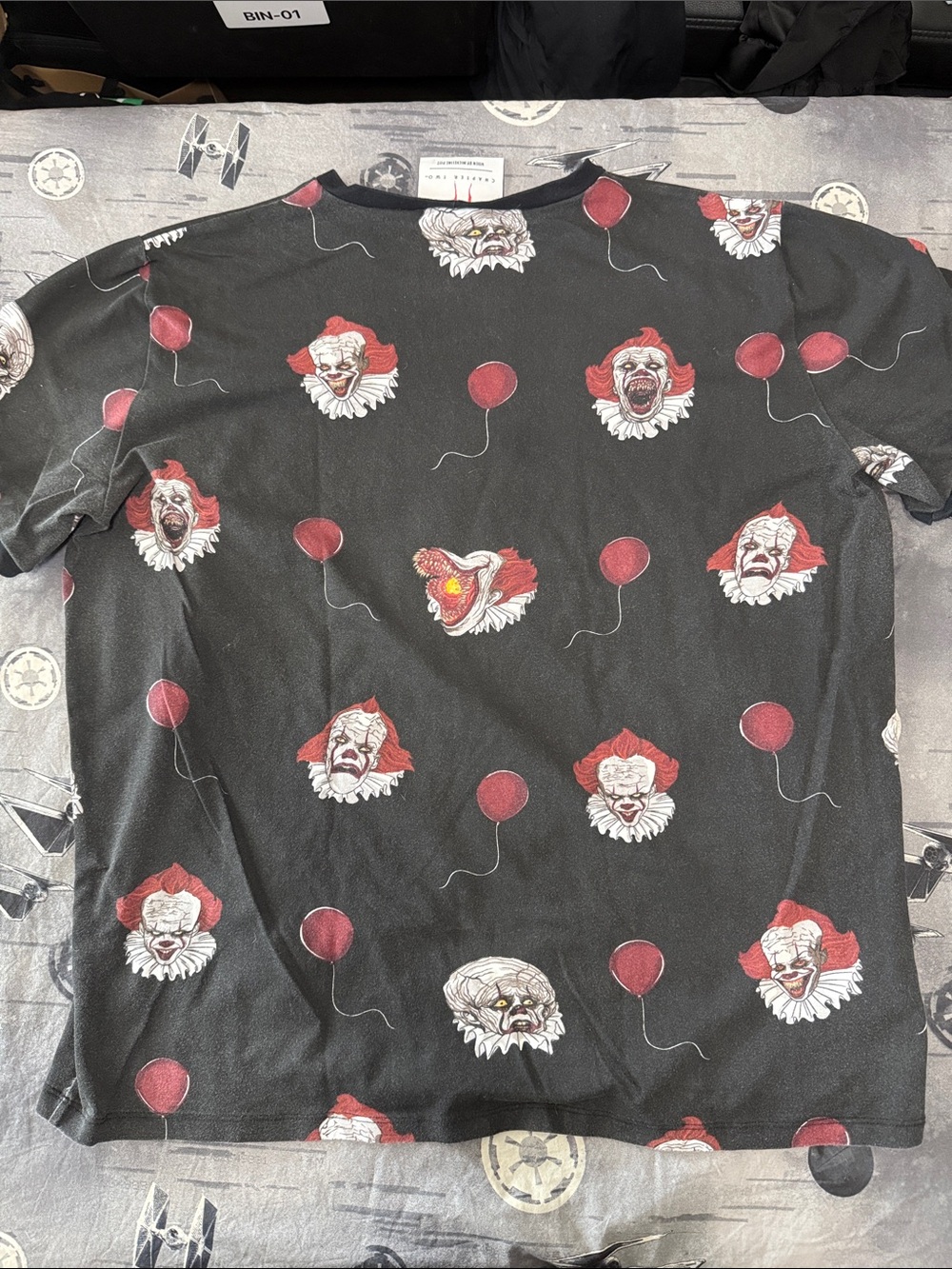 VIXEN BY MICHELINE PITT IT CHAPTER 2 PENNYWISE RINGER TEE SZ XL/XXL - Picture 5 of 5